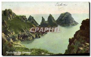 Old Postcard Moulin Huet Bay Guernsey