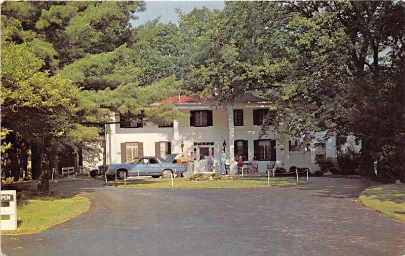 Waverly Ohio 1960s Postcard Governor's Lodge Lake White Pike County