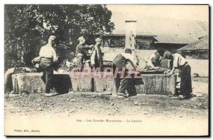 Old Postcard The Army maneuvers Washing