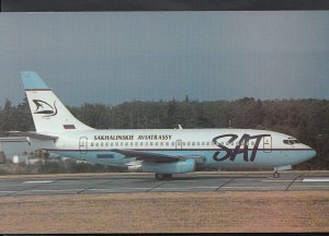 Aviation Postcard - N470TA B737 Sakhalinskie Aviatrassy Aeroplane MB2693 