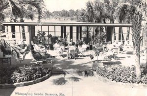Sarasota Florida Whispering Sands Terrace Real Photo Postcard AA34182