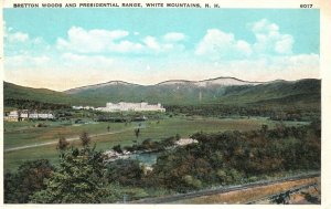 Vintage Postcard 1920's Bretton Woods & Presidential Range White Mountains N. H.