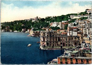 Postcard - Donn'Anna Palace and Posillipo - Naples, Italy