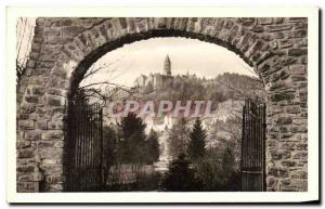 Old Postcard L & # 39Abbaye View From Clervaux Luxembourg