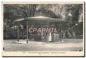 Old Postcard Charbonnieres Pavilion Bains from Source