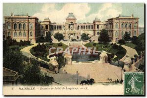 Old Postcard Set Marseille Longchamp Palace