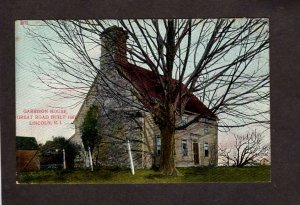 RI Garrison House Great Road Rd Lincoln Rhode Island Vintage Postcard