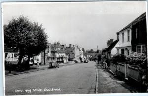 RPPC  CRANBROOK, Turnbridge Wells  UK    HIGH STREET Scene  c1950s  Postcard 