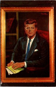 President Kennedy Portrait By Morris Katz