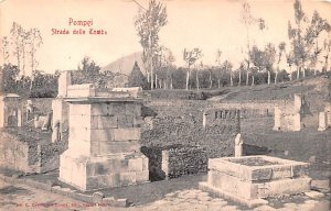 Pompei Strada delle Tombe Italy Unused 