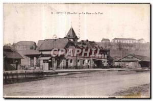 Old Postcard Bitche (Moselle) and Fort La Gare