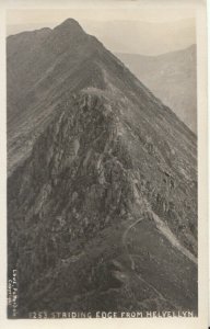 Cumbria Postcard - Striding Edge from Helvellyn - Ref TZ6287