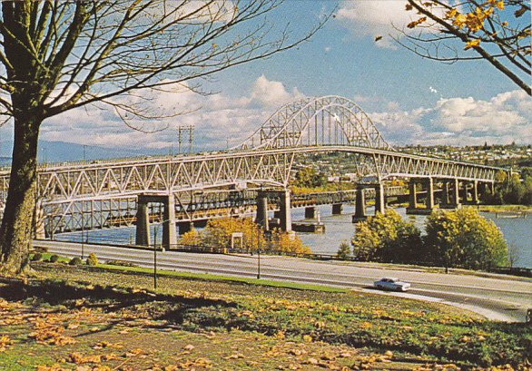 Canada Pattullo Bridge New Westminster British Columbia