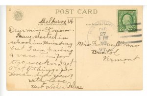 Greeting - New Year     (yellowing)