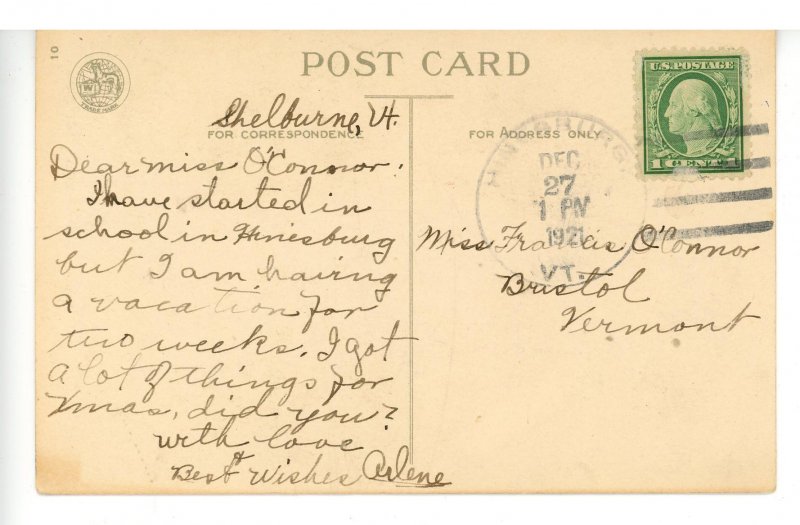 Greeting - New Year     (yellowing)