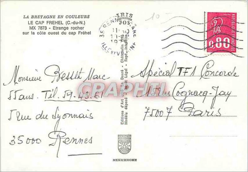 Modern Postcard Cape Frehel C N