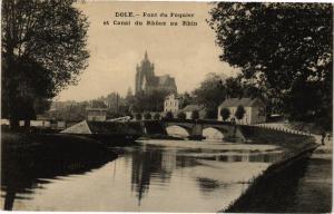 CPA DOLE-Pont du Paquier et Canal du Rhone au Rhin (263542) 