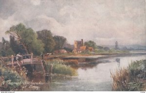 A Thames Backwater at BRAY, 1900-10s; TUCK 7715