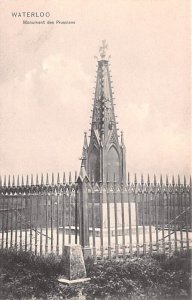 Monument des Prussiens Waterloo Belgium Unused 