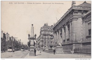 LE HAVRE, Seine Maritime, France, 1900-1910's; Palais De Justice, Boulevard D...