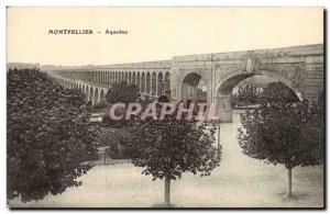 Montpellier Old Postcard Aqueduct