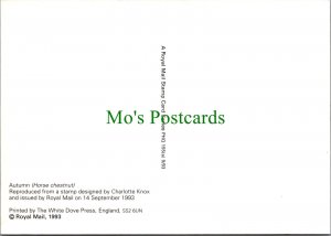 Post Office Postcard - Stamp, Autumn, Horse Chestnut Ref.RR15891
