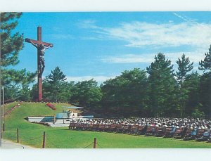 Pre-1980 MONUMENT SCENE Indian River - Miami Beach Near Petoskey MI AE7179