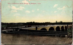 Connecticut Hartford New Connecticut River Bridge 1909