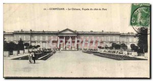 Old Postcard Compiegne The Chateau Facade of Riviera Park