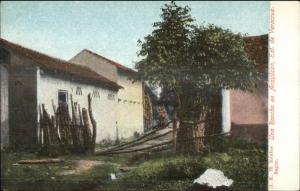 Veracruz Mexico Una Rancho en Acayucan c1905 Postcard