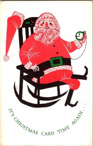 Santa, Christmas Card from Marleigh Gift Shop Litchfield CT Postcard N76