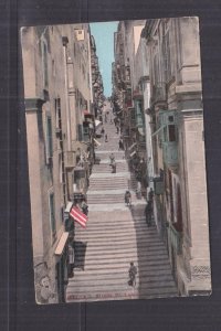 MALTA, VALLETTA, STRADA SANTA LUCIA, c1910 ppc., unused.