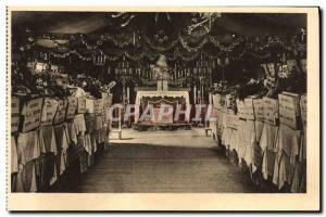 Old Postcard Douaumont Ossuary Army provisional Chapel