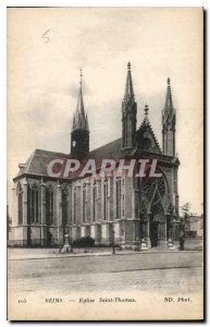 Old Postcard Reims Eglise Saint Thomas