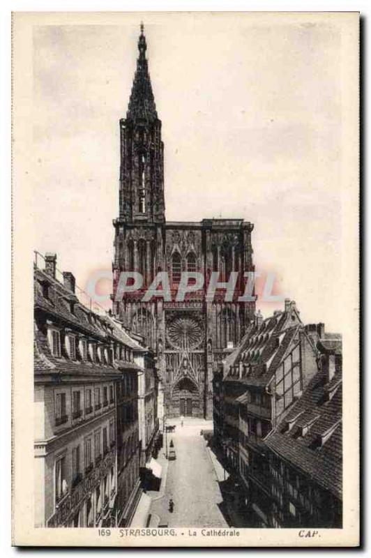 Postcard Old Strasbourg La Cathedrale