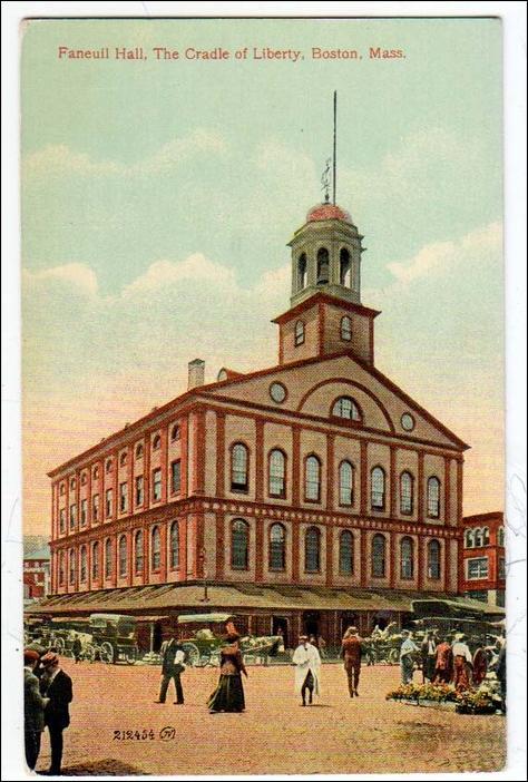 Faneuil Hall, The Cradle of Liberty, Boston MA