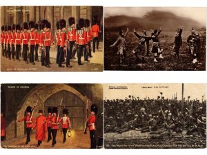 ENGLAND, ENGLISH MILITARY 150 Vintage Postcards (L6090)