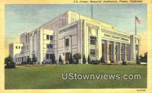 Fresno Memorial Auditorium - California CA  