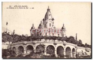 Old Postcard Aix Les Bains The Chateau de la Roche king