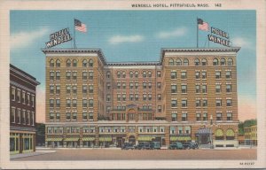 Postcard Wendell Hotel Pittsfield MA