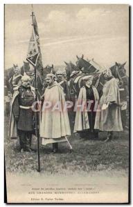 Postcard Old Large German Army maneuvers