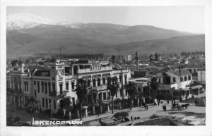 Iskenderun Turkey Birds Eye View Real Photo Vintage Postcard AA71191