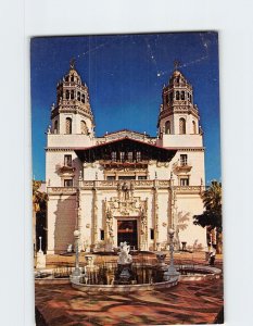 Postcard View of La Casa Grande Hearst Castle San Simeon California USA