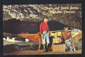 MERAMEC CAVERNS JESSE JAMES OUTLAW HIDEOUT CAVE INTERIOR VINTAGE POSTCARD