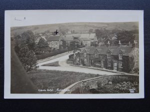 Yorkshire Pickering ROSEDALE ABBEY The Crown Hotel / Tea Shop c1930 RP Postcard