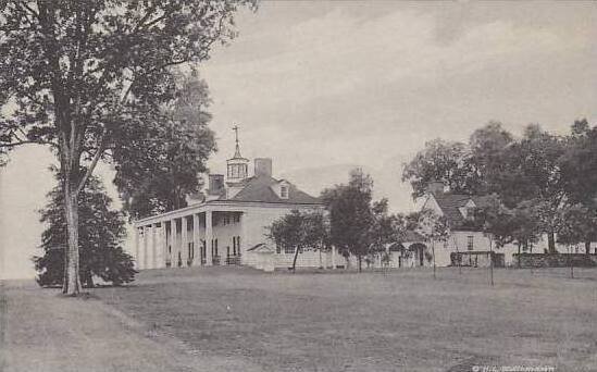 Virginia Mount Vernon North View Of Mount Vernon Home Of George Washington Al...