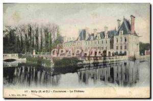 Old Postcard Milly Courances Chateau