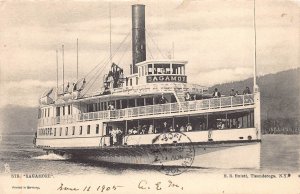 J85/ Lake George New York Postcard c10 Steamer Sagamore Tourist Ship 310