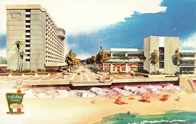 Postcard Holiday Inn Ventura California