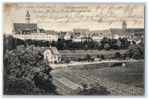 1909 Donauworth Donau-Ries Swabia Bavaria Germany Posted Antique Postcard